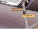 Lift Foldable Laptop Table for Bed Stand Lap Lazy Learning Desk Student Computer Desk for Working Read with Radiator Drawer