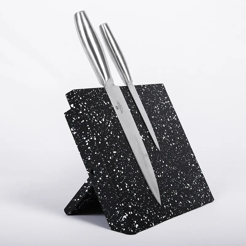 Magnetic Knife Block MDF Board Tableware Organizer Knives Holder Kitchen Accessories Storage