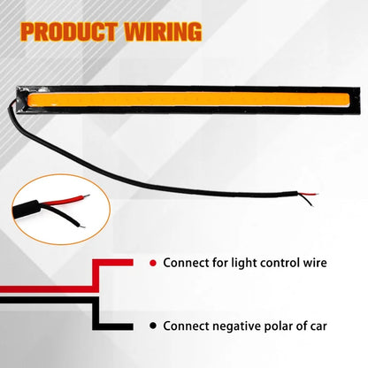 ultrathin Led light bar turning signal lamp Headlight Auxiliary light Daytime Running Light motorcycle taillight Decorative lamp