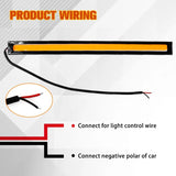ultrathin Led light bar turning signal lamp Headlight Auxiliary light Daytime Running Light motorcycle taillight Decorative lamp