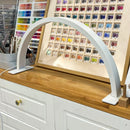 48W Half Moon Lamp For Nail Desk Dimmable 3000K-6000K Makeup Manicure Beauty Salon Touch Switch LED Light Half Moon Nail Lamp