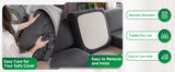 Waterproof Sofa Cover Luxury Adjustable Elastic Couch Cover for Living Room Sofa Seat Cover 1 2 3 4 seater l shaped full set