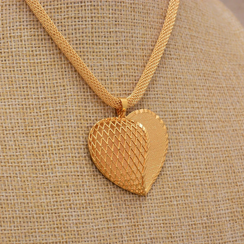 Jewelry Set For Women  Gold Plated With Necklace Pendant Nigerian Wedding Jewelry