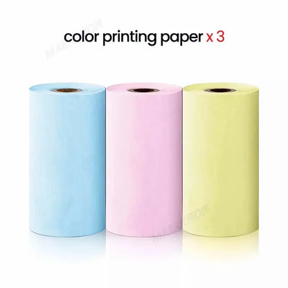 Printing Paper Convenient For Pocket Printers Student Wrong Question Thermal Bluetooth Mobile Phone Photo Data Note Print Camera