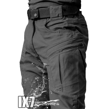 Pantalones cargo urbanos para hombre, multibolsillos, impermeables, resistentes al desgaste, informales, de entrenamiento, de secado rápido