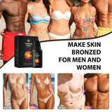 10ml Tanning Oil for Outdoor Beach Sunbathing, Body Tanning Essential Oil Drops, Natural Brown Tone, Formaldehyde-Free