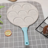 7/4 Cup Smiley Face Pancake Pan 100% Non-stick Griddle Pancake Maker Pancake Crepe Frying Pan Griddle Mini Pancakes Maker