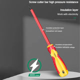 Juego de destornilladores aislados, destornilladores de estrella ranurados, destornillador plano Phillips, herramientas de mantenimiento profesionales de electricista, herramienta manual