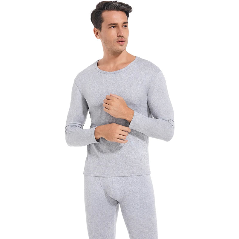 Thermal Underwear for Men Long Johns With Fleece Lined Set Set Cold Weather Winter Top Bottom
