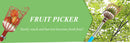 Fruit Picker 260cm Adjustable Deep Basket Convenient Harvesting Fruit Collector Catcher Apple Peach Picking Garden Tools