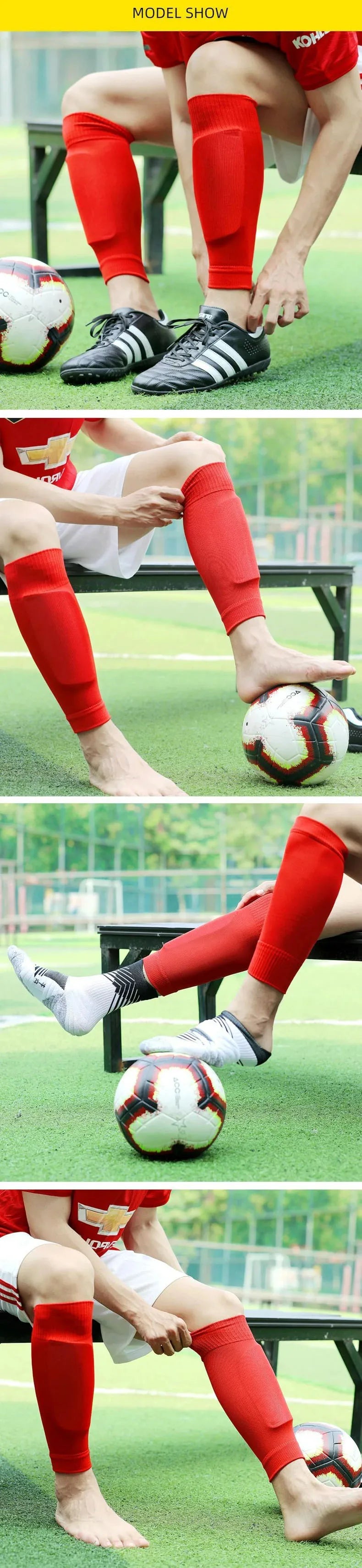Breathable Calf Compression Sleeve Professional High-quality Soccer Socks For Men Children Running Football Basketball
