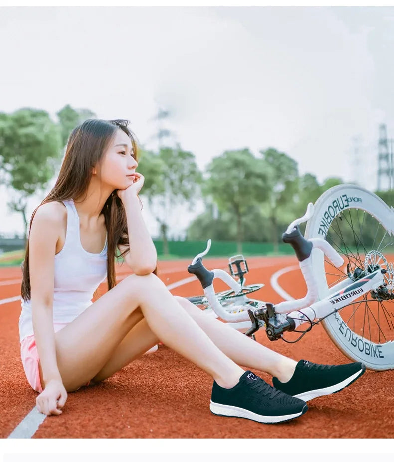 Women Sport Shoes Fashion Platform Sneakers Ladies Spring Summer Flats Running Shoes for Women Casual Shoes Mesh Jogging Tennis