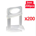 100-800PCS Floor Tile Leveling System Clips Spacers Straps Tile Piler Wadge Ceramic Tile Laying Leveling Construction Tools