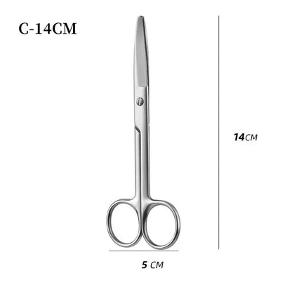 Stainless steel Surgical Straight Bend tip surgical instruments stitches tissue Scissors Medical Emergency Field Equip Shearing