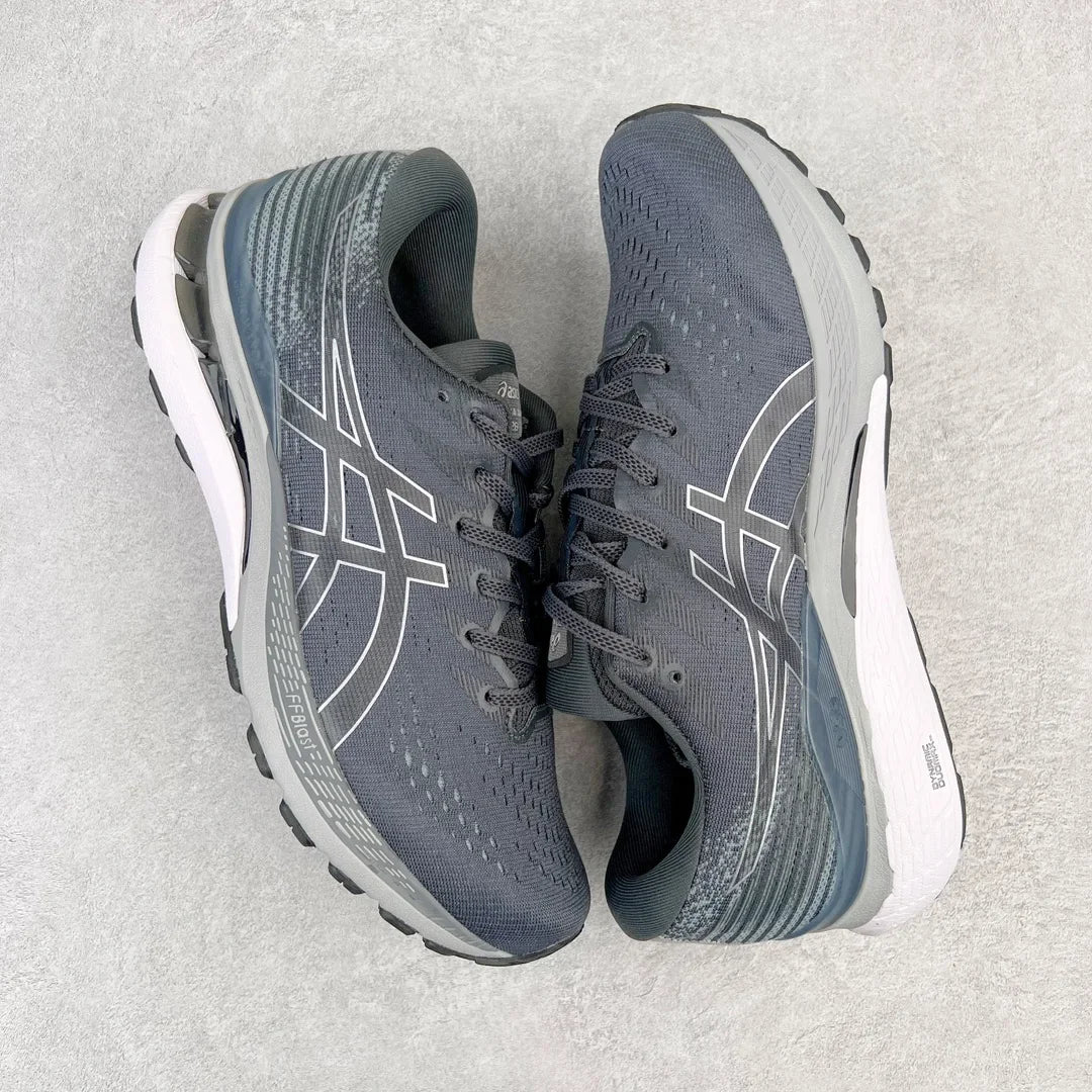 Zapatillas de running todoterreno originales Asics Gel Kayano 28 para hombre, amortiguación, estabilidad y transpirables.