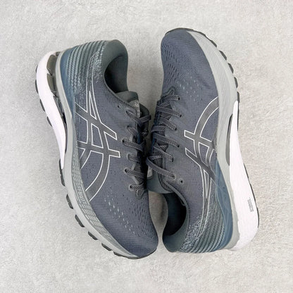 Zapatillas de running todoterreno originales Asics Gel Kayano 28 para hombre, amortiguación, estabilidad y transpirables.
