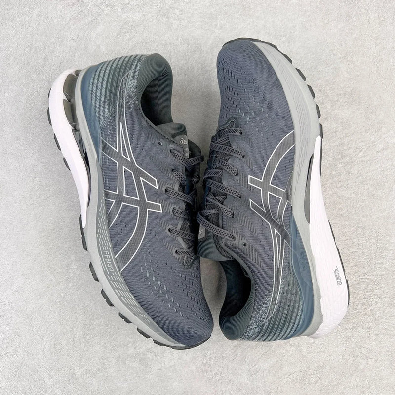 Zapatillas de running todoterreno originales Asics Gel Kayano 28 para hombre, amortiguación, estabilidad y transpirables.