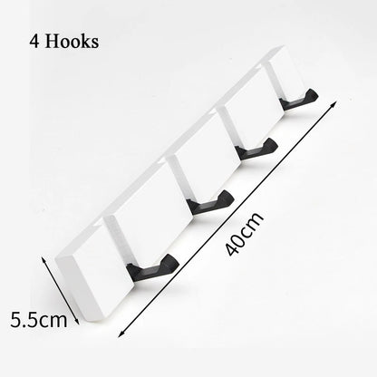 Colgador de llaves de bambú para colgar en la pared, organizador de pared, perchero rectangular, ganchos para abrigos, decoración del hogar, perchero