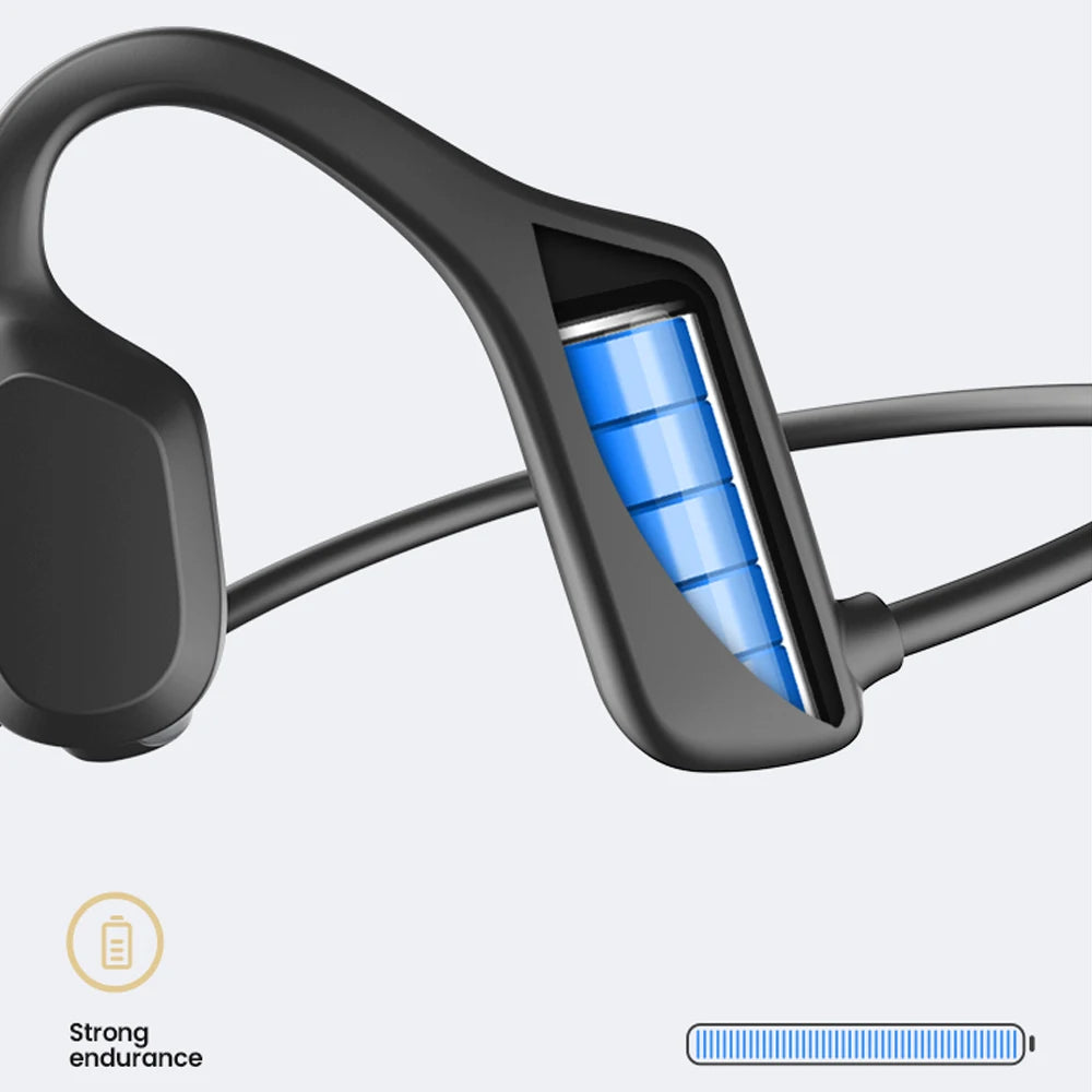 EASYBUDS Handsfree Bluetooth Air Bone Conduction Earphones With Noise Cancelling Boom Microphone Business Open Ear Headphones