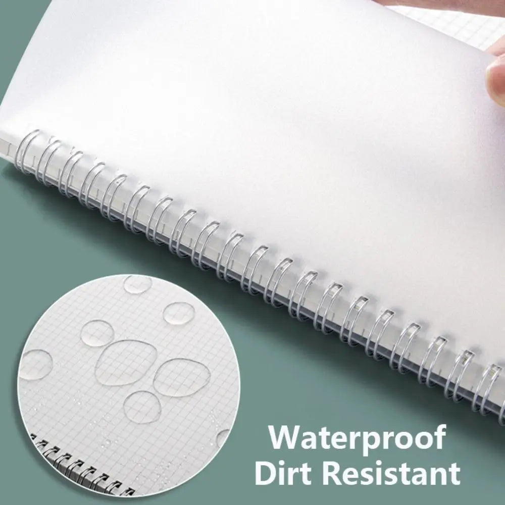 Cuaderno espiral de alta calidad A5/B5/A4 con cuadrículas/líneas horizontales en blanco, bloc de notas con 80 hojas, cuaderno de bocetos, material escolar y de oficina.