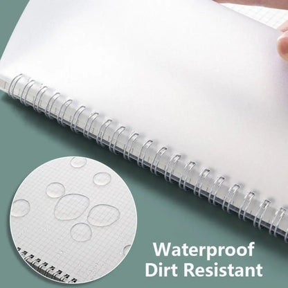 Cuaderno espiral de alta calidad A5/B5/A4 con cuadrículas/líneas horizontales en blanco, bloc de notas con 80 hojas, cuaderno de bocetos, material escolar y de oficina.