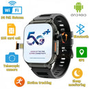 New Ultra Ai 3 Android Smartwatch 4G full network sim Card GPS WIFI 180°Hd Camera APP Download health monitoring Smart Watch Men