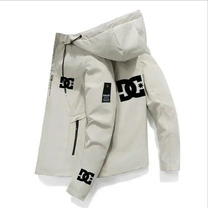 Nueva chaqueta impermeable de pesca para hombre de DC, primavera/otoño, sudadera con capucha, cortavientos, ropa deportiva, prendas de abrigo.