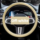 Anti-Slip Silicone Steering Wheel Cover - Universal Fit, Soft & Odorless Fits 14''/15'' Wheels, Durable & All-Season
