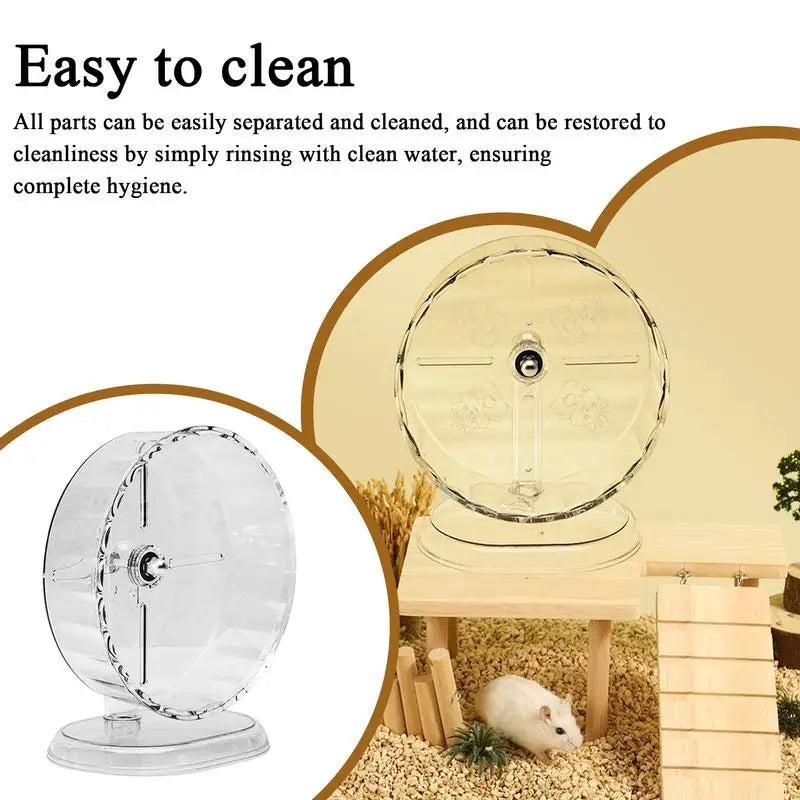 Silent Hamster Wheel Hedgehog Wheel Big Quiet Running Exercise Toy For Pet Chinchilla Dwarf Ferret Crab Hermit Syrian Hedgehog
