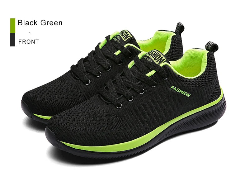 YRZL Sneakers Men Running Shoes Lightweight Sport Classical Mesh Breathable Casual Shoes Fashion Non Slip Shoes for Men