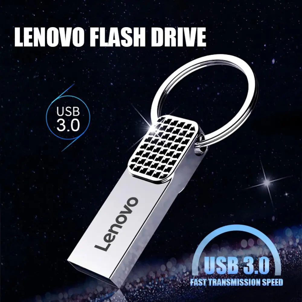 Memoria USB 3.0 Lenovo OTG de 2 TB, de metal, USB 3.0, de 1 TB, tipo C, de alta velocidad, 128 GB, miniunidad flash, resistente al agua