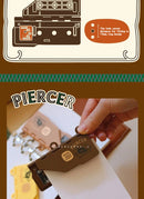 3-Hole 4mm Card Hole Punch Limited Edition Loose Leaf Notebook M5/A7 Portable Binder Punching Machine Office Supplies For 1paper