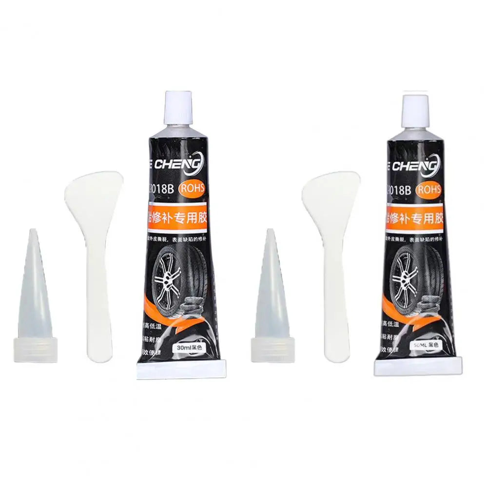 30/50ml Tire Repair Glue High Temperature Resistant Tire Sidewall Repair Kit Rubber Cement Tire Repair for Motorcycle Car Truck