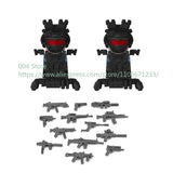 Military Special Forces Action Figure Building Blocks Ghillie Suit Weapons Sniper SWAT Ghost KSK Police Bandit Boy Toy Gift F029