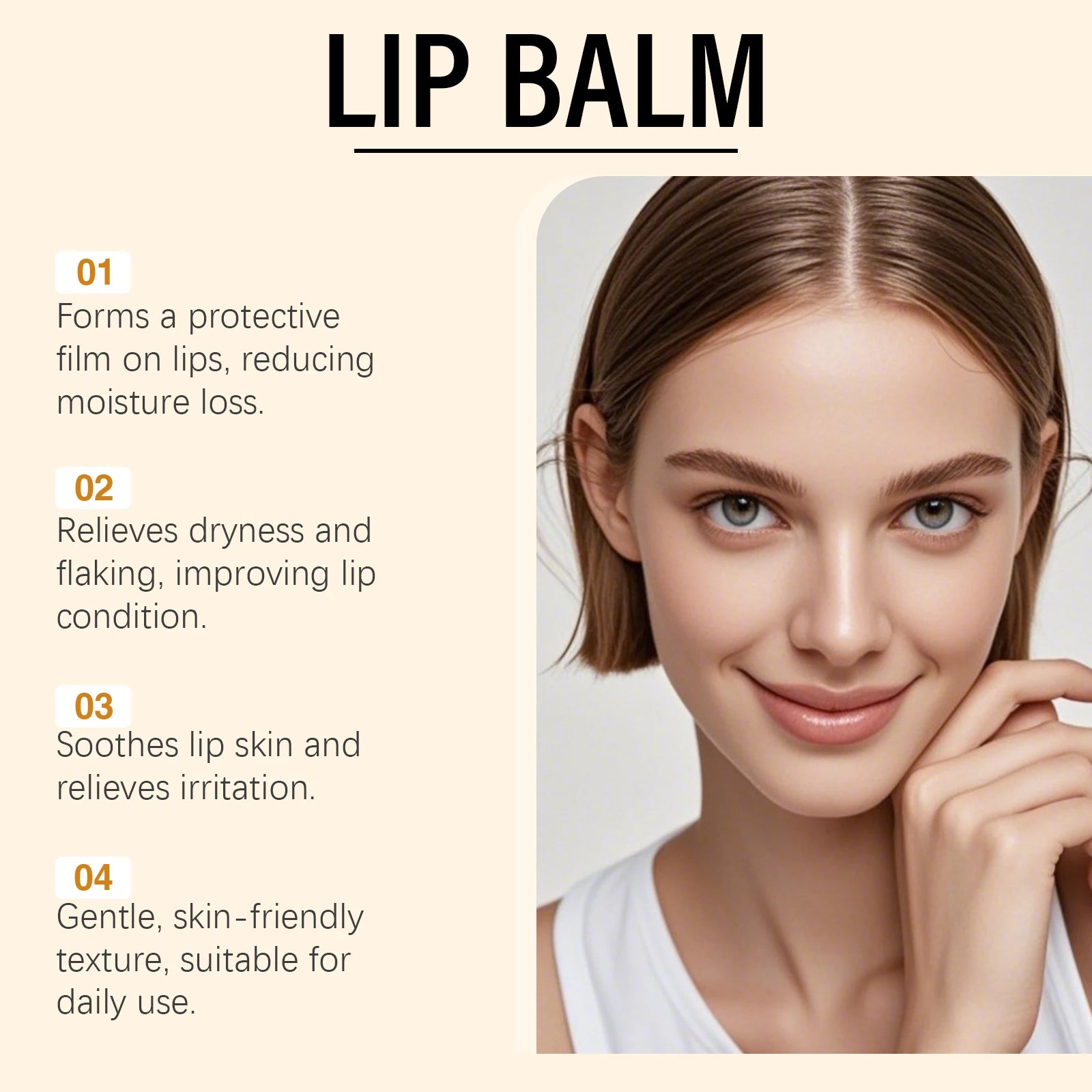 Bálsamo Labial de Cúrcuma e Limão – Tratamento Natural com Manteiga de Karité para Clareamento de Lábios Escurecidos, Hidratação e Base Pré-Maquiagem