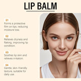 Bálsamo Labial de Cúrcuma e Limão – Tratamento Natural com Manteiga de Karité para Clareamento de Lábios Escurecidos, Hidratação e Base Pré-Maquiagem