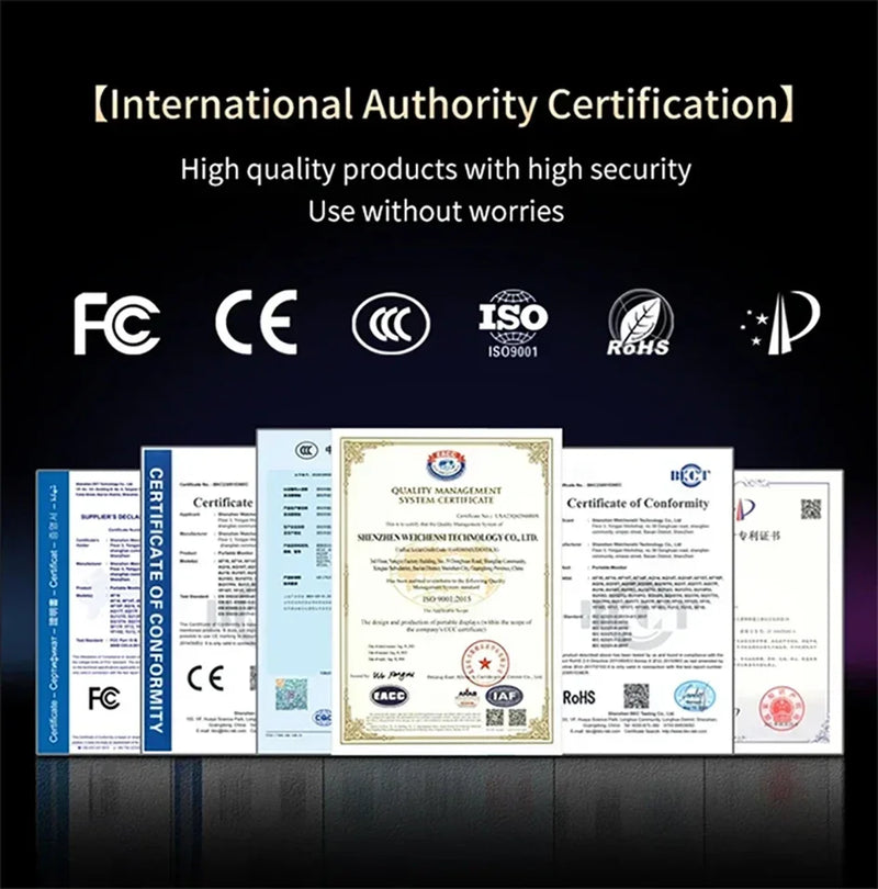 2025 15.6 Dual Screen 1920*1080P 60Hz Touch/Non-Touch Portable Monitor IPS Low Blue Light Eye Protection 360° Folding Drive-free