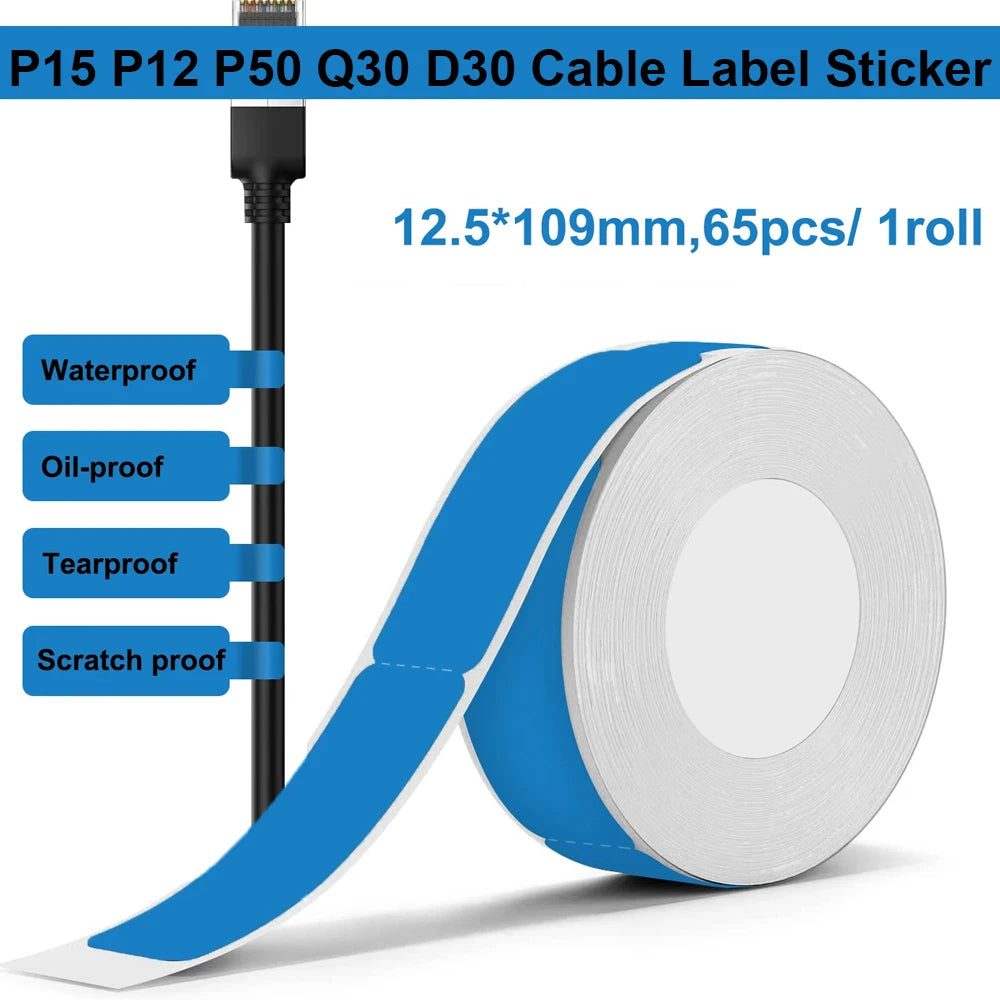 Phomemo D30 Q30/31 Mini Label Printer Paper Printing Label Waterproof Oilproof Scratch-Resistant Price Label Laser Sticker