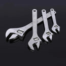 Adjustable Wrench Large Openin Long Handle Universal Spanner Clamp Wrench CR-V Steel Mechanical Workshop Hand Repair Tools