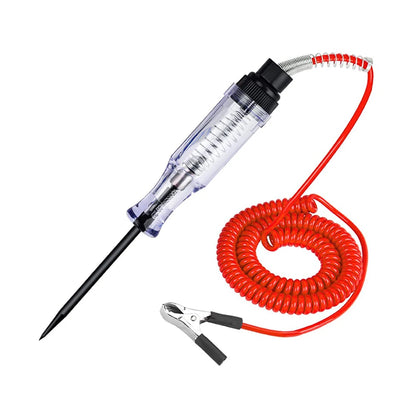 Herramientas de diagnóstico para circuitos de coche, comprobador de luz automotriz, bolígrafo de prueba de CC 6 V, 12 V y 24 V, accesorios para motocicletas.