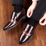 Luxury Men's Leather Shoes Retro Carved Lace-up Brogue Oxford Wedding Men Dress Shoes Male Formal Business Gentleman Office Shoes