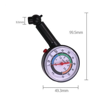 Medidor de presión de neumáticos de automóvil Indicador de desinflado de neumáticos Medidor de presión de inflado de neumáticos automático Detector de medidor de alta precisión