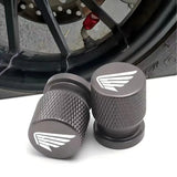 2PCS Motorcycle Aluminum Alloy Tire Wheel Parts Valve Stem Caps Cover For HONDA Hornet NT1100 CBR CB Shadow PCX VFR XADV Forza