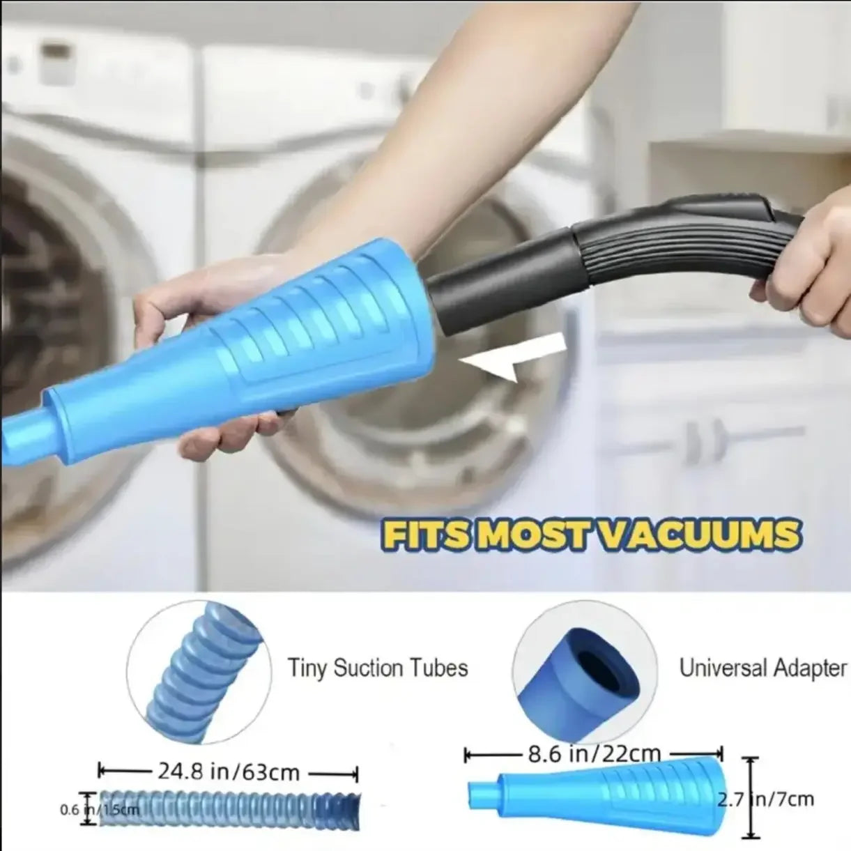Dryer Vent Cleaner Kit Vacuum Attachment Bendable Dryer Lint Remover Dryer Lint Screen Cleaning Hose
