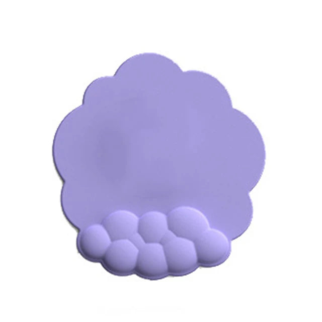 Mouse pad with wrist rest keyboard cloud anti-slip memory foam desktop office gamer mouse wrist rest