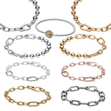 Pulsera de cuentas pequeñas con cadena pequeña, ideal para damas clásicas, regalos de joyería exquisitos, ¡2024!