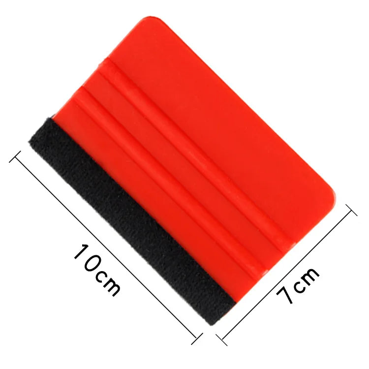 1/5Pcs Car Stickers Film Install Squeegee Vinyl Carbon Fiber Scraper with Felt Squeegee Tool Film Wrapping Car Wrap Tools 10x7cm