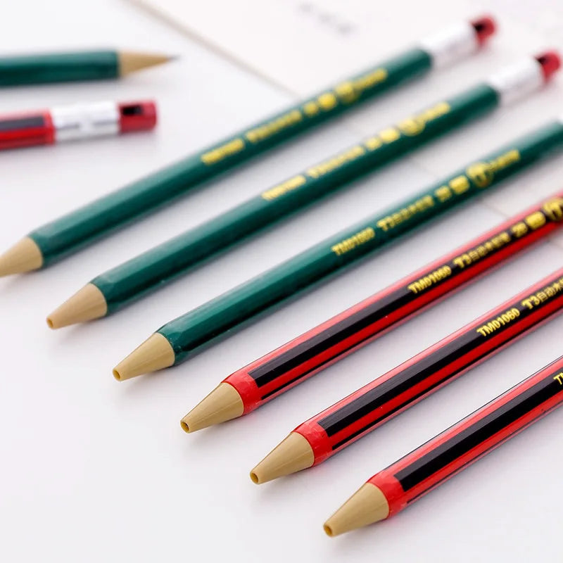 2.0mm Mechanical Pencils Set 2B Automatic Student Pencils with Sharpener Color Pencil Leads School Pens Kawaii Cute Stationery