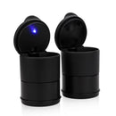 Cenicero LED universal para coche, contenedor para monedas, basura, cigarros, accesorios interiores.