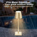 LED Table Lamps 3Levels Dimmable Wireless Led Desk Lamp Touch Bedside Creative Ambient Light USB Rechargeable Bar Outdoor Decor